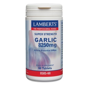 LAMBERTS Garlic 8250mg Συμπλήρωμα με Άοσμο Σκόρδο για το Καρδιαγγειακό Σύστημα  60 Ταμπλέτες