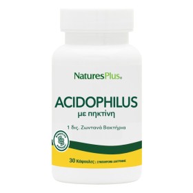 NATURES PLUS Acidophilus Προβιοτικά 30 Φυτικές Κάψουλες