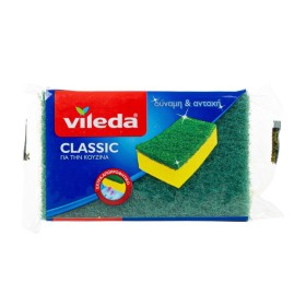 Vileda Classic Σφουγγάρι Πιάτων 1 Τεμάχιο
