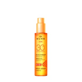 NUXE Sun Tanning Oil for Face and Body SPF30 Αδιάβροχο Αντηλιακό Λάδι Προσώπου και Σώματος 150ml