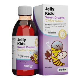 Eladiet Jelly Kids Sweet Dreams Παιδικό Σιρόπι με Μελατονίνη Βασιλικό Πολτό & Μελισσόχορτο με Γεύση Φρούτων 150ml Eladiet Jelly Kids Sweet Dreams Παιδικό Σιρόπι με Μελατονίνη Βασιλικό Πολτό & Μελισσόχορτο με Γεύση Φρούτων 150ml