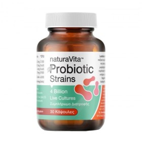 Natura Vita Probiotic Strains 4 Billion Προβιοτικά 30 Κάψουλες Natura Vita Probiotic Strains 4 Billion Προβιοτικά 30 Κάψουλες