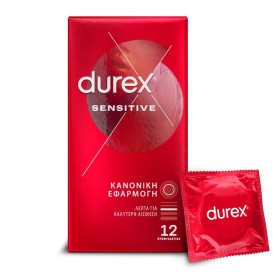 Durex Sensitive Προφυλακτικά Λεπτά Κανονική Εφαρμοργή 12 Τεμάχια Durex Sensitive Προφυλακτικά Λεπτά Κανονική Εφαρμοργή 12 Τεμάχια