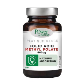 Power Health Platinum Range Folic Acid Methyl Folate 400μg για το Νευρικό Σύστημα 60 Δισκία
