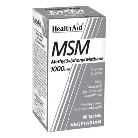 Health Aid Msm 1000mg για την Υγεία των Αρθρώσεων 90 Ταμπλέτες Health Aid Msm 1000mg για την Υγεία των Αρθρώσεων 90 Ταμπλέτες