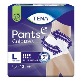 TENA Pants Plus Night Large Protective Night Incontinence Underwear 12 Pieces