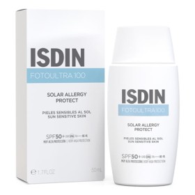 Isdin Foto Ultra 100 Solar Allergy Protect Spf50+ Αντηλιακό Προσώπου Κατάλληλο για Δέρματα με Ευαισθησία Στον Ήλιο 50ml