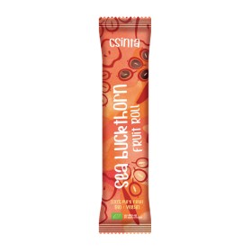 Csinta 100% Organic Fruit Roll Βιολογικό Υγιεινό Σνακ Αποξηραμένων Φρούτων Sea Buckthorn 12g