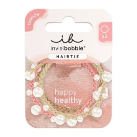 Invisibobble Hairtie Princess Pearl Λαστιχάκια Μαλλιών 3 Τεμάχια