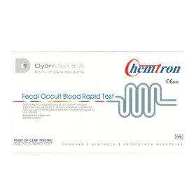 Dyonmed Chemtron Fecal Occult Blood Rapid Test για την Aνίχνευση Aιμοσφαιρίνης στα Kόπρανα 1 Τεμάχιο Dyonmed Chemtron Fecal Occult Blood Rapid Test για την Aνίχνευση Aιμοσφαιρίνης στα Kόπρανα 1 Τεμάχιο