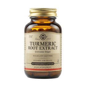 Solgar Turmeric Root Extract για τη Σωστή Λειτουργία του Ύπατος & του Πεπτικού 60 Φυτικές Κάψουλες