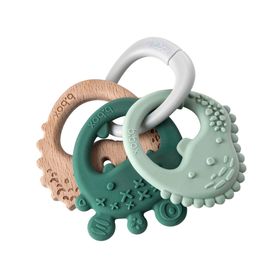 B.Box Trio Teether Μασητικό Οδοντοφυϊας Sage από 3m+ 4 Τεμάχια