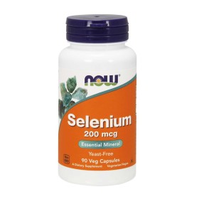 NOW Selenium 200mcg Αντιοξειδωτικό για Ενίσχυση Θυρεοειδή 90 Μαλακές Κάψουλες