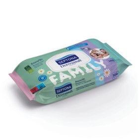 SEPTONA Dermasoft Family Baby Wipes with Chamomile 100 Pieces
