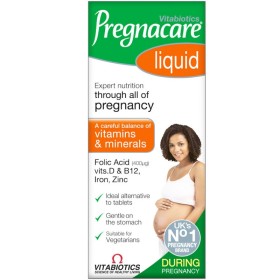 VITABIOTICS Pregnacare Liquid Συμπλήρωμα για την Περίοδο της Εγκυμοσύνης σε Υγρή Μορφή 200ML