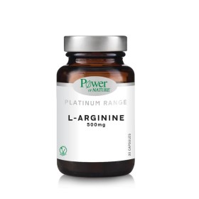 Power Health Platinum Range L-Arginine 500mg Αμινοξύ 30 Φυτικές Κάψουλες