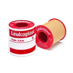 Leukoplast Αυτοκόλλητη Υποαλλεργική Επιδεσμική Ταινία 5cmx4,6m 1 Τεμάχιο
