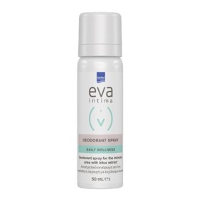 Intermed Eva Intima Deodorant Spray Αποσμητικό Σπρέι για την Ευαίσθητη Περιοχή με Εκχύλισμα Λωτού 50ml Intermed Eva Intima Deodorant Spray Αποσμητικό Σπρέι για την Ευαίσθητη Περιοχή με Εκχύλισμα Λωτού 50ml