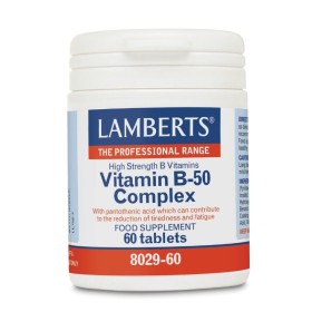 LAMBERTS Vitamin B-50 Complex Συμπλήρωμα με Βιταμίνη Β για το Νευρικό Σύστημα 60 Ταμπλέτες