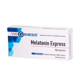 VIOGENESIS Melatonin Express 30 Δισκία