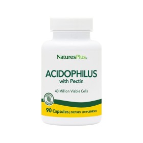 NATURES PLUS Acidophilus Φόρμουλα Υποστήριξης του Πεπτικού Συστήματος 90 Κάψουλες