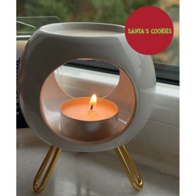 Sanko Promo Lunar Wax Melt Diffuser Δοχείο Καύσης Κεριού & Δώρο Santas Cookies Αρωματικό Κερί Καύσης 75g Sanko Promo Lunar Wax Melt Diffuser Δοχείο Καύσης Κεριού & Δώρο Santas Cookies Αρωματικό Κερί Καύσης 75g