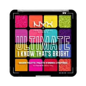 Nyx Professional Make Up Ultimate Shadow Palette I Know Thats Bright Παλέτα Mατιών 16 Αποχρώσεων 1 Τεμάχιο