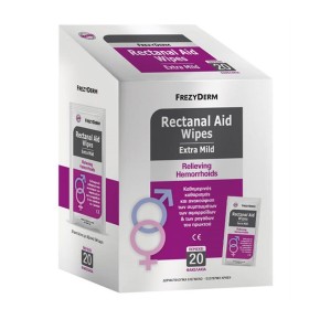 FREZYDERM Rectanal Aid Wipes Hemorrhoid Cleaning Wipes 20 wipes