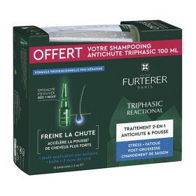 Rene Furterer Promo Triphasic Reactional Αγωγή κατά της Τριχόπτωσης 12x5ml με Σαμπουάν 100ml