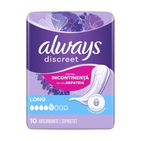 Always Discreet Γυναικείες Σερβιέτες για την Ακράτεια Plus Long 10 Τεμάχια