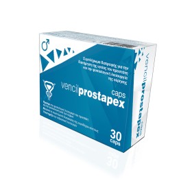 VENCIL Prostapex Caps Συμπλήρωμα Διατροφής Για Την Υγεία Του Προστάτη Και την Φυσιολογική Λειτουργία Της Ούρησης 30 Kάψουλες