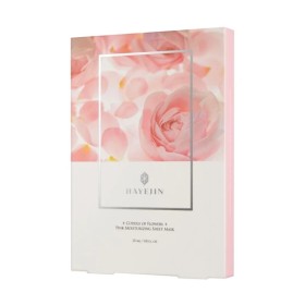 Hayejin Cuddle of Flowers Pink Moisturizing Ενυδατική Μάσκα Προσώπου 5 Τεμάχια