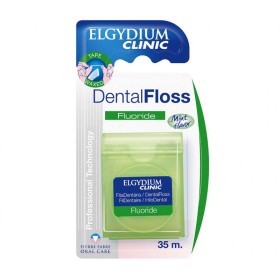 ELGYDIUM Dental Floss Fluoride Οδοντικό Νήμα Με Φθόριο 35m 1 Τεμάχιο