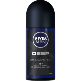 NIVEA MEN Deo Roll-On Deep Dry & Clean Feel Αποσμητικό 48h 50ml