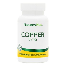 Natures Plus Copper 3mg Συμπλήρωμα για το Ανοσοποιητικό με Χηλικό Σίδηρο 90 Ταμπλέτες Natures Plus Copper 3mg Συμπλήρωμα για το Ανοσοποιητικό με Χηλικό Σίδηρο 90 Ταμπλέτες