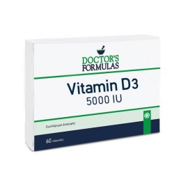 DOCTORS FORMULAS Vitamin D3 5000iu 60 Μαλακές Κάψουλες