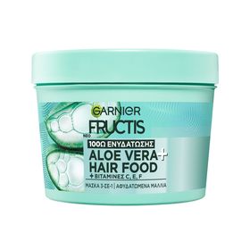 Garnier Fructis Quenching Aloe Vera Hair Food Mask Μάσκα Μαλλιών 3σε1 400ml