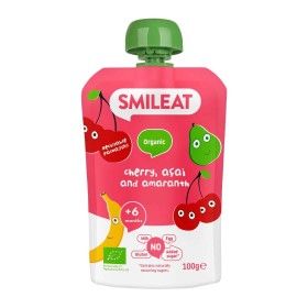 Smileat Organic Πουρές με Κεράσι Acai & Αμάρανθο από 6m+ 100g Smileat Organic Πουρές με Κεράσι Acai & Αμάρανθο από 6m+ 100g