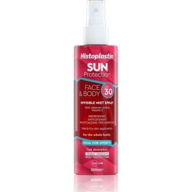 HEREMCO Histoplastin Sun Protection Invisible Mist Spray Face & Body Αντιηλιακή Λοσιόν Προσώπου SPF30+ 200ml