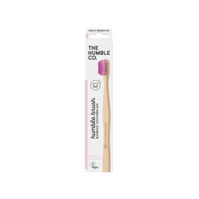 The Humble Co Humble Brush Bamboo Toothbrush Sensitive Οδοντόβουρτσα Ενηλίκων Μωβ 1 Τεμάχιο