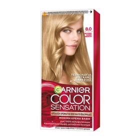 Garnier Color Sensation Βαφή Μαλλιών 8.0 Φωτεινό Ξανθό Ανοιχτό 40ml Garnier Color Sensation Βαφή Μαλλιών 8.0 Φωτεινό Ξανθό Ανοιχτό 40ml