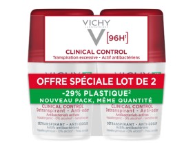 Vichy Promo Deodorant Clinical Control 96h Roll-On Αποσμητικό κατά του Ιδρώτα & της Κακοσμίας 2x50ml [ -50% στο Δεύτερο Προϊόν]