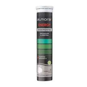 Almora Plus Energy Ηλεκτρολύτες για Ενέργεια & Ενυδάτωση του Οργανισμού με Lime 25 Αναβράζοντα Δισκία