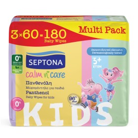 Septona Promo Calm N Care Kids Panthenol Μωρομάντηλα με Πανθενόλη για Παιδιά 3x60 Τεμάχια Septona Promo Calm N Care Kids Panthenol Μωρομάντηλα με Πανθενόλη για Παιδιά 3x60 Τεμάχια