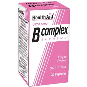 HEALTH AID B Complex Supreme Συμπλήρωμα Διατροφής για Νευρικό & Ανοσοποιητικό Σύστημα 30 κάψουλες