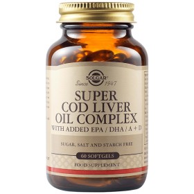 Solgar Super Cod Liver Oil Complex 60 Μαλακές Κάψουλες