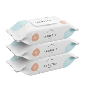 AGNOTIS Promo Υποαλλεργικά Μωρομάντηλα 3x70 Τεμάχια [2+1 Δώρο]