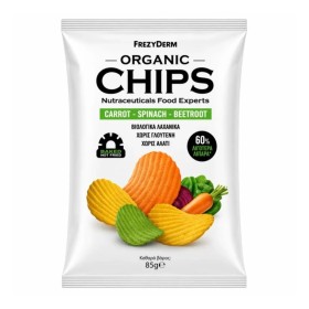 Frezylac Organic Chips Βιολογικό Σνακ Γεύση Καρότο Σπανάκι Παντζάρι 85g Frezylac Organic Chips Βιολογικό Σνακ Γεύση Καρότο Σπανάκι Παντζάρι 85g