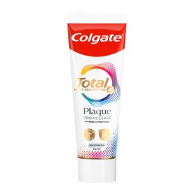 Colgate Total Plaque Pro Release Whitening Οδοντόκρεμα Λεύκανσης που Διαλύει & Απομακρύνει την Πλάκα που Πλήττει τα Ούλα 75ml