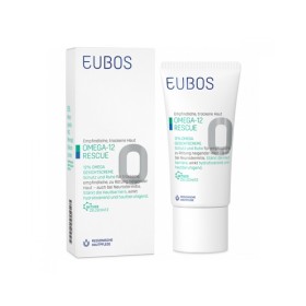 EUBOS Omega 12 Rescue Face Cream Ενυδατική Κρέμα Προσώπου Ημέρας για Ξηρές/Ευαίσθητες Επιδερμίδες κατά της Ερυθρότητας 50ml